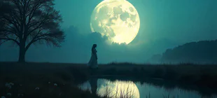 Karta XVIII: Księżyc (intuicja)