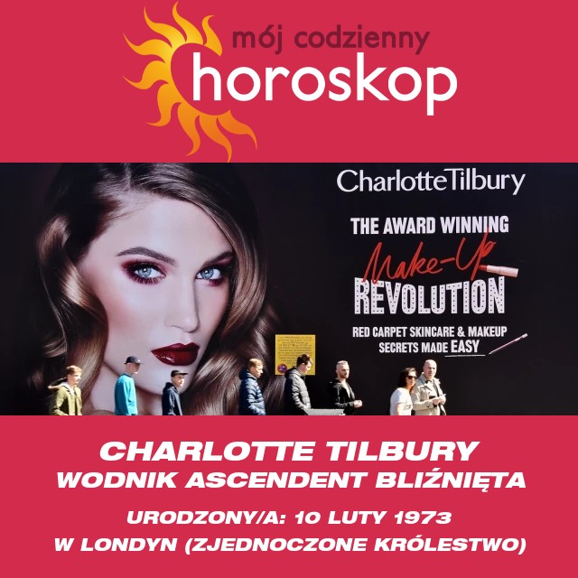 Portret astrologiczny Wodnika według Charlotte Tilbury