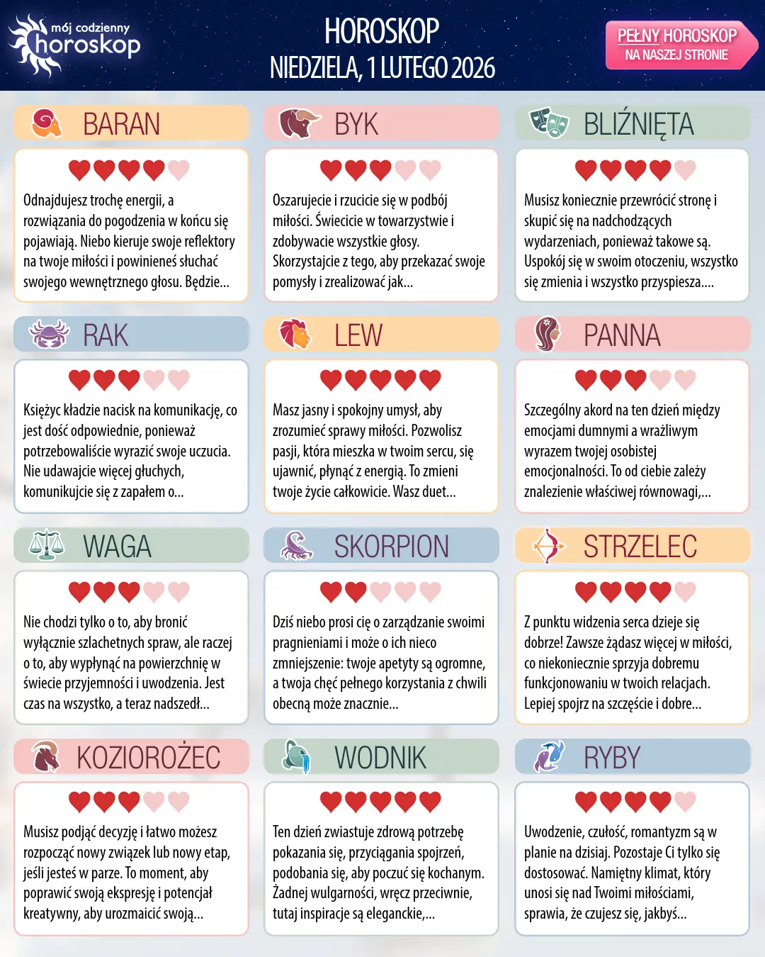 Panna: Twój horoskop na 3 lutego 2026 r.
