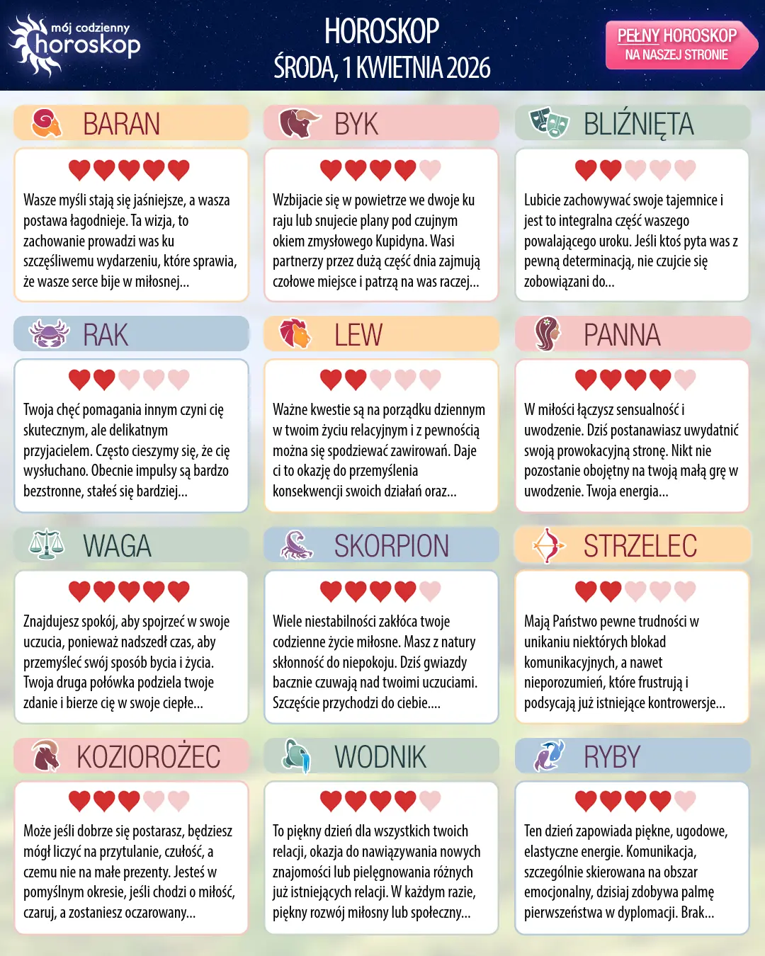 Strzelec: Twój horoskop na 3 kwietnia 2026 r.