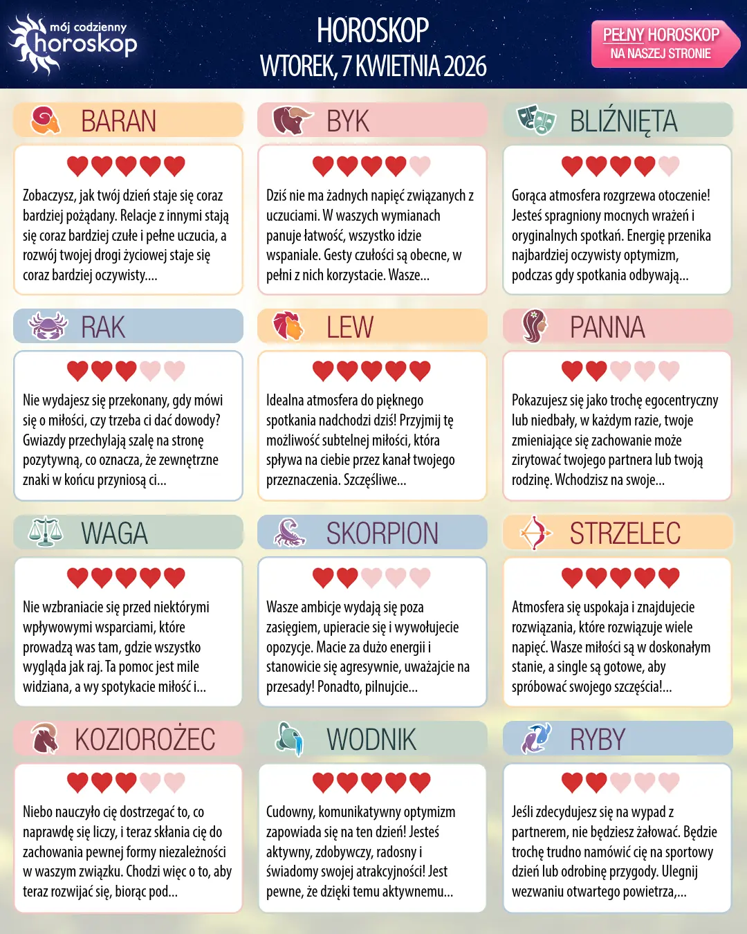 Bliźnięta: Twój horoskop na 8 kwietnia 2026 r.