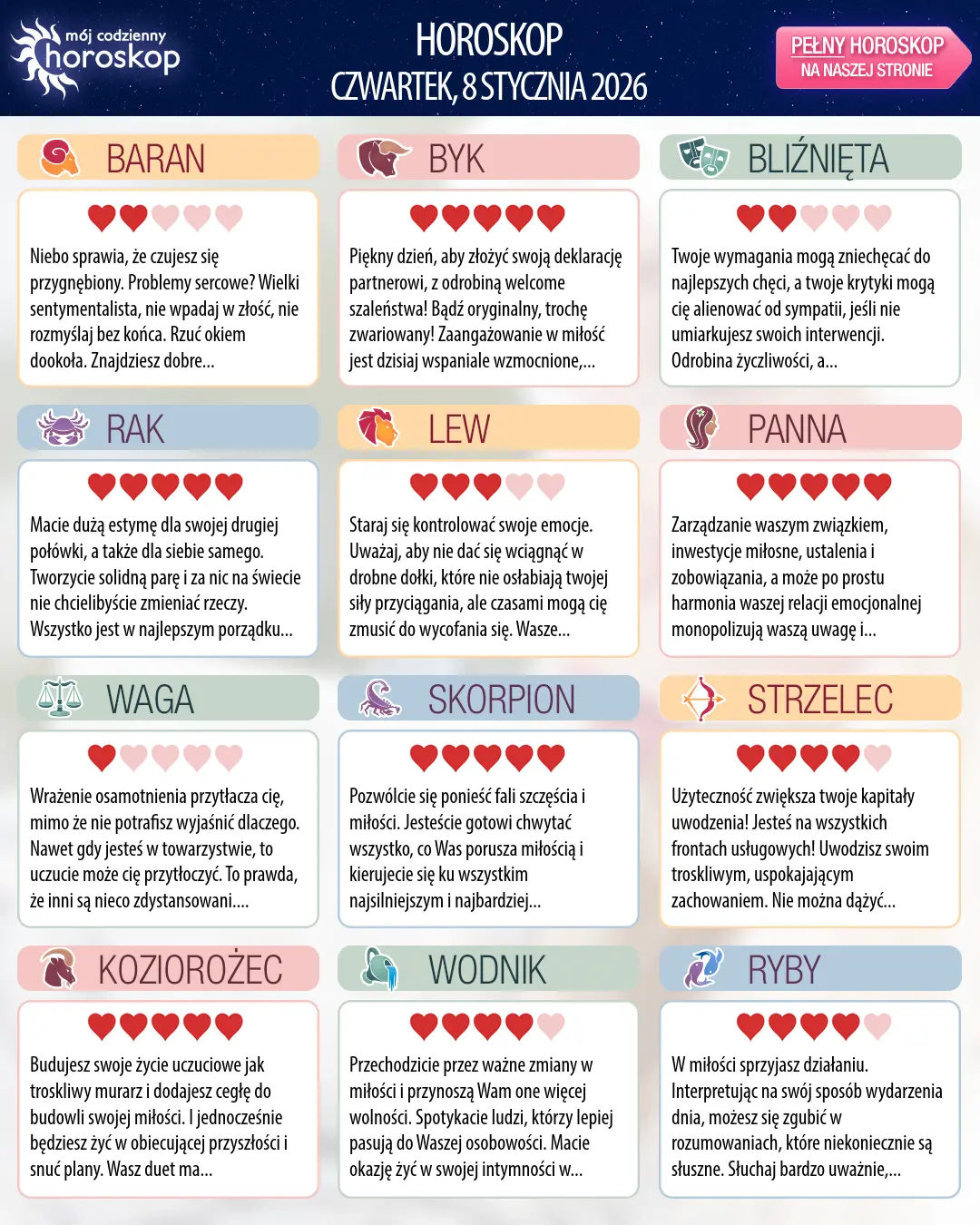Strzelec: Twój horoskop na jutro, 9 stycznia 2026 r.