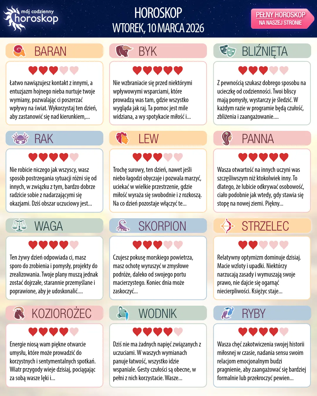 Waga: Twój horoskop na 12 marca 2026 r.