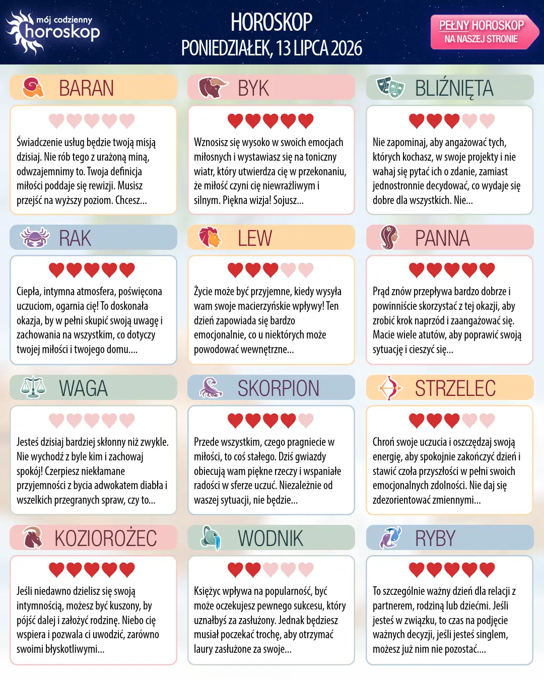 Skorpion: Twój horoskop na jutro, 14 lipca 2026 r.