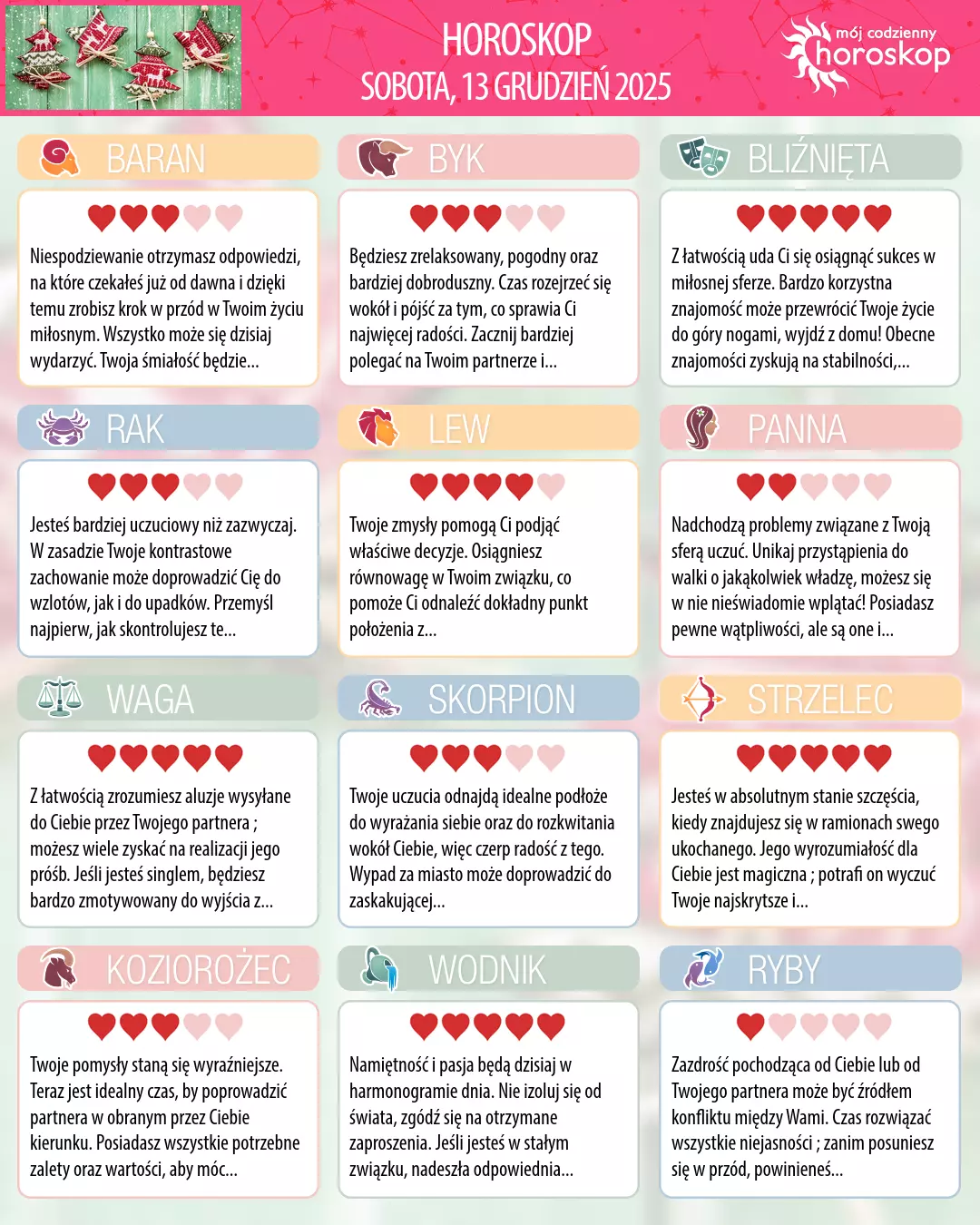 Wodnik: Twój horoskop na 15 grudnia 2025 r.