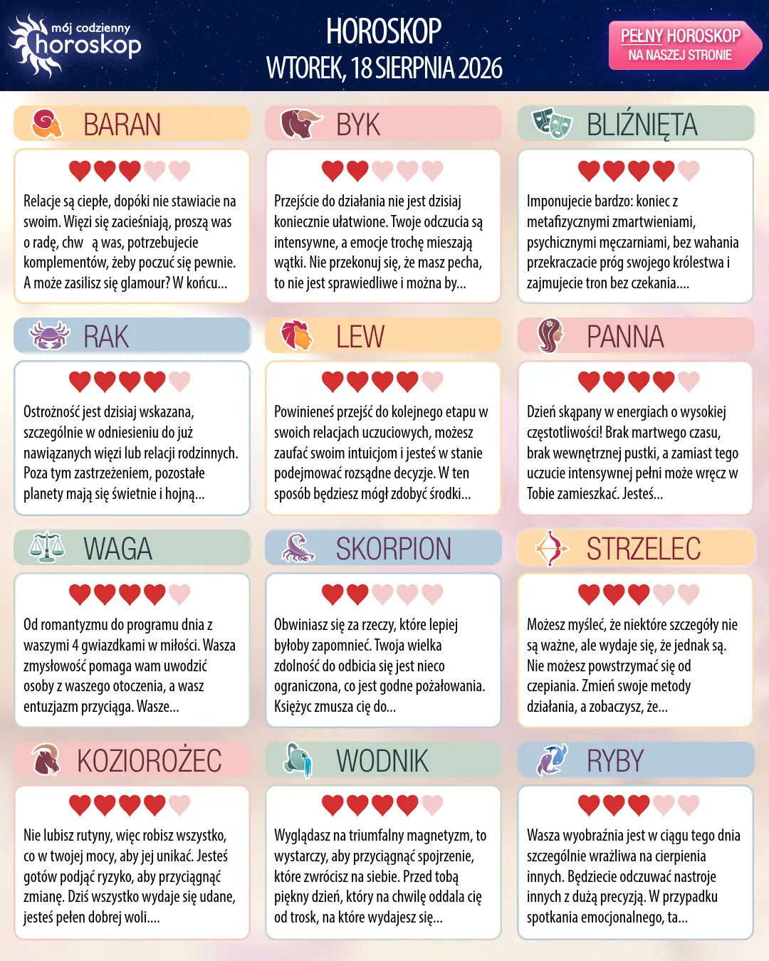 Bliźnięta: Twój horoskop na jutro, 19 sierpnia 2026 r.