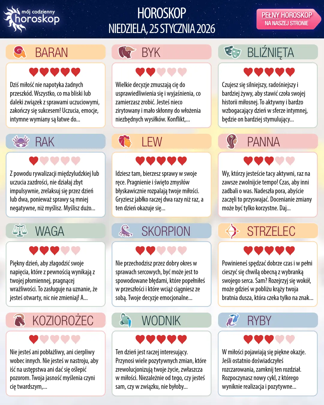 Wodnik: Twój horoskop na jutro, 26 stycznia 2026 r.