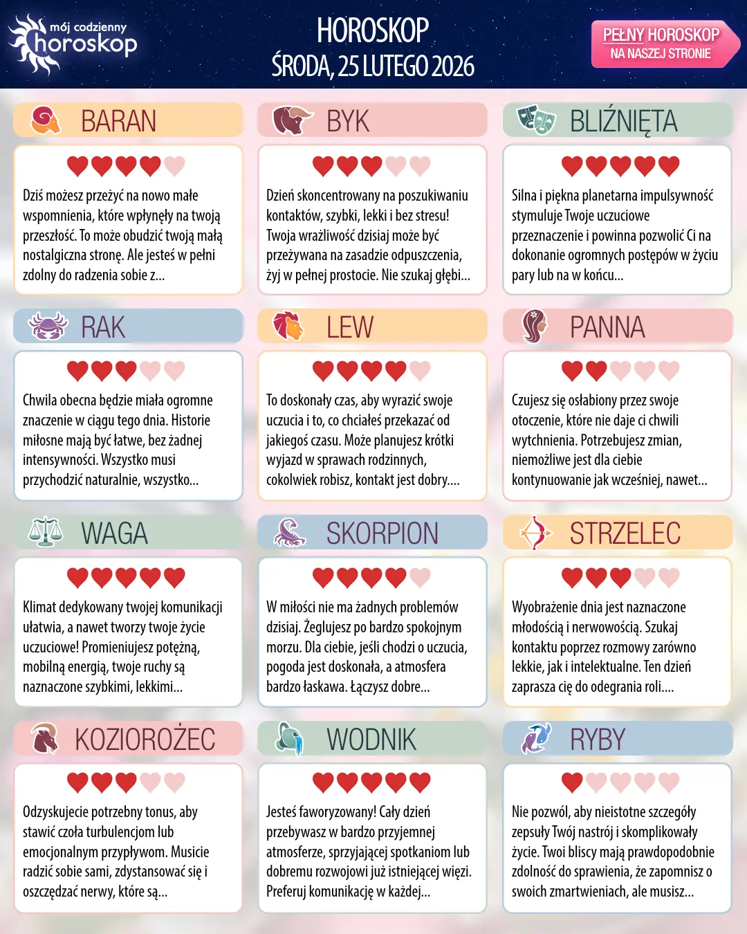 Wodnik: Twój horoskop na jutro, 26 lutego 2026 r.