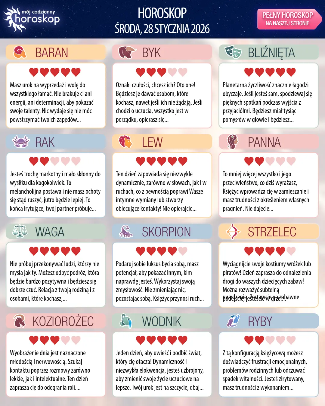 Wodnik: Twój horoskop na jutro, 29 stycznia 2026 r.