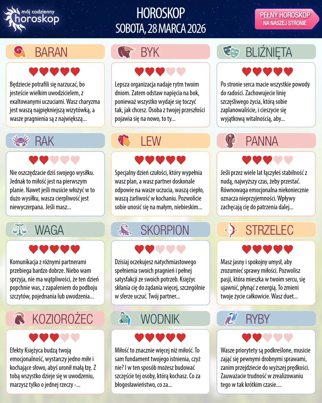 Koziorożec: Twój horoskop na jutro, 29 marca 2026 r.
